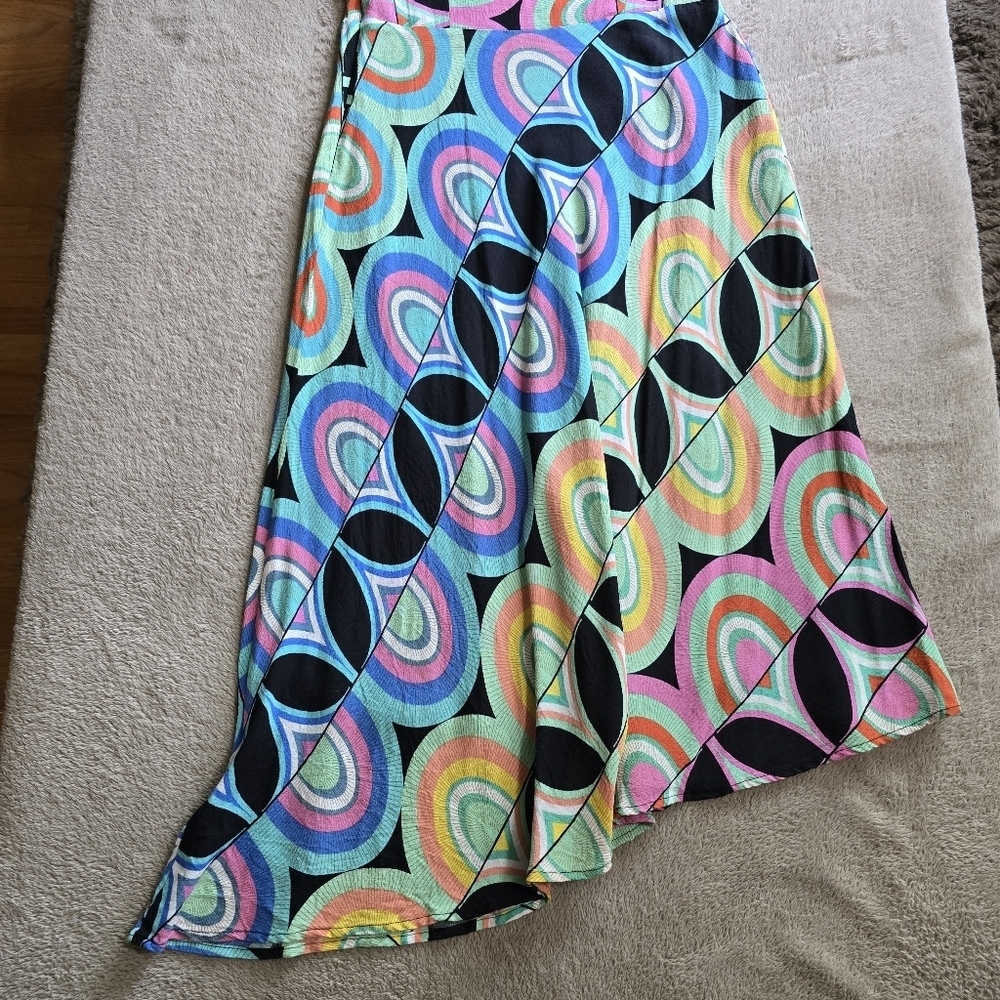 By Anthropologie Kenzie Asymmetrical Dress Size 6 - Picture 14 of 16